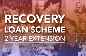 Logo for recovery loan scheme
